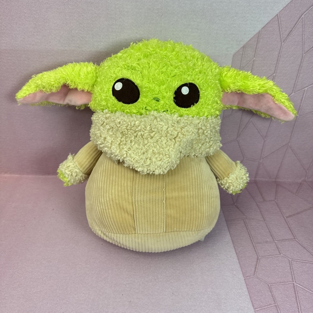 Star Wars‎ Baby Yoda Soft N Fuzzy Grugu Plush With Sound 13" Mattel Kidcore Fans